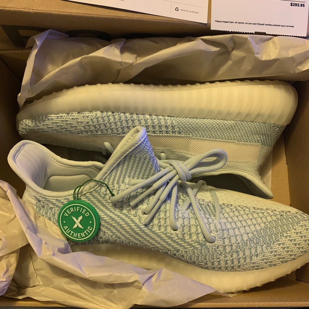 Yeezy Boost 350 V2 White Cloud Non-Reflective M 10